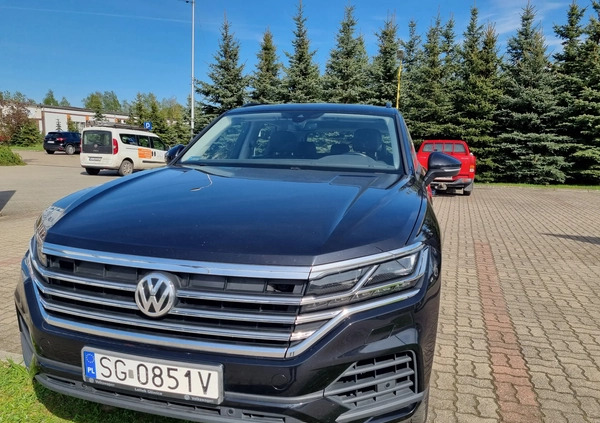 Volkswagen Touareg cena 227550 przebieg: 144136, rok produkcji 2019 z Tychy małe 79